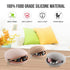 Smlpuame Pacifier Holder Case, BPA Free Portable Silicone Baby Pacifier Cover for Diaper Bag, Travel Outdoor Activities