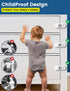 4 Pack Child Proof Cabinet Refrigerator Locks, Baby Proofing with Strong Adhesive Pad for Kitchen Drawers (White)