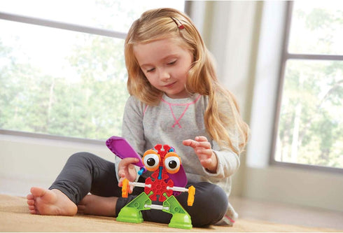 KID K’NEX Budding Builders Building Set, 100 Pieces, Ages 3 and Up, Preschool Educational Toy