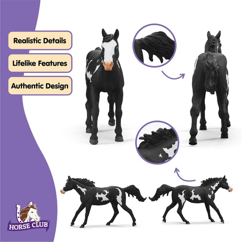 7" 5+ 14900 Schleich Horse Club - Paint Horse Gelding - Collectable, Realistic Toy Horse Figurine for Girls and Boys