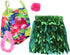 Sophia's 4 Piece Hawaiian Accessories and Floral Bathing Suit Set for 18'' Dolls