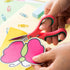 LIVINGO 5" Kids School Scissors: Small Safety Scissors, Soft Handle for Right Left Handed Use, 3 Pack
