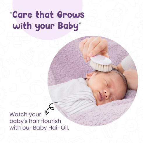 Mother Sparsh 21 100 ML Ayurvedic Baby Hair Oil with Herbs & Oils for Babys Tender Scalp & Hair