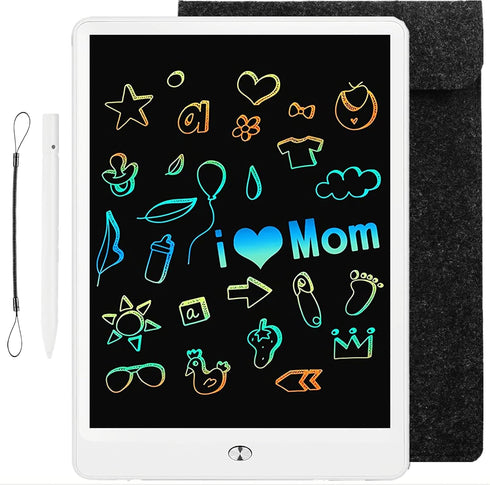 LCD Drawing Pad 10 Inch for Kids with Bag, Digital Notebook & Notepad for Adults, Colorful Writing Tablet for Home,