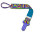 JaxBaby | Vibrant Targets Handmade Pacifier Strap with Clip | Woven Jacquard Paci Holder Cute Multicolor Baby Soothies