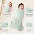 1.0 3-6 Baby Swaddle Sleep Sack, Tog New-Parent-Friendly Swaddle for Newborns & infant Months Baby Wearable Blanket