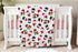 SqtmuHLuo 60x80inch Red Christmas Snowman Baby Blanket for Boys Girls Christmas Watercolor Cute Snowman Holiday Neutral