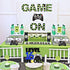 Game Level Up 16th Birthday Cake Topper, Black White Blue Video Game Night Party Decoration