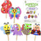 VKPI Make 6 Popstick Puppets Craft Kits for Kids, Foam Crafts, Story