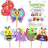 VKPI Make 6 Popstick Puppets Craft Kits for Kids, Foam Crafts, Story