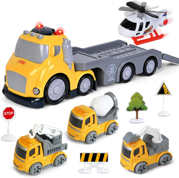 Toddlers Truck Toys,Boy Toys Gifts for 1 2 3 Years Old,5 in
