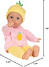 ADORA 11" Soft Cuddly Baby Doll - Blue Eyes, Blonde Hair, Bottle, Beanie, Pink/Yellow - Amazon Exclusive