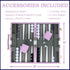 Backgammon Sets 15 inch Backgammon Sets Backgammon Set for Adults, Purple Classic Board Game with Premium Leather Case