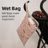 Wet Dry Bag Waterproof Wet Bags Baby Diaper Bag with Handle Reusable with Two Zippered Pockets Travel Beach Pool