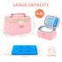 2 Pack, 6 8Oz, PIIOSER Breast Milk Cooler Travel Bag with Ice Fits Breastmilk Storage Bags Up to Insulated Small Baby