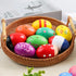 POPLAY 12PCS Wooden Percussion Musical Eggs, Maracas Egg Shakers for Party Favors and Classroom Prize Supplies