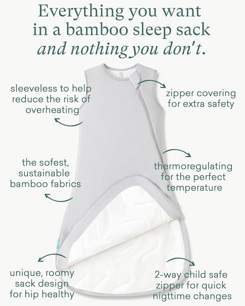 1.0 3T-4T-5T PurComfy Extra-Long Toddler Sleep Sack, Premium Bamboo Viscose Warm Sleeping Bag Supersoft TOG Wearable