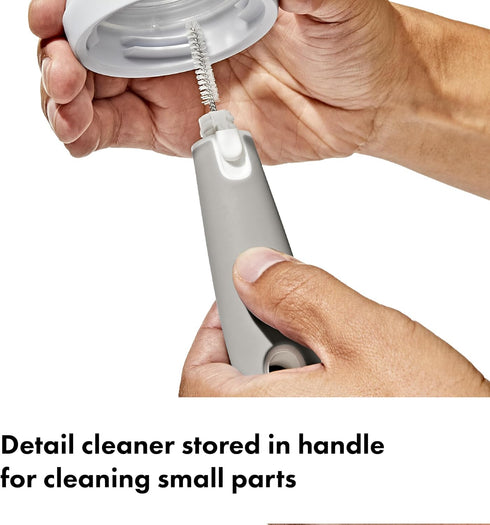 OXO Tot Compact Travel Drying Rack with Bottle Brush - Gray