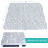 2 Pack 42 46 Splat Mat for Under High Chair & Arts & Crafts & Eating Mess, Waterproof Baby Playtime Anti-Slip Mat