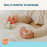 3M+ RaZbaby Soft Silicone Infant & Baby Teether Toy Massaging Bristles Teething Relief Pacifier - Soothes Sore Gums
