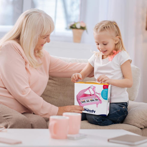 Girls-1 2 3 -24 Piano Keyboard Toy for Year Old Girls First Birthday Gift Keys Toddler Piano Multifunctional Musical