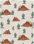 KICPOAY 52 28 Cactus Cowboy Boho Fitted Crib Sheets Stretchy Portable Playard Sheets for Baby Toddler, Breathable Soft