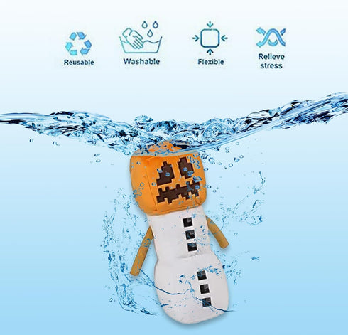 8Pack Game Plush Snow Golem, Enderman, Baby Wolf, Baby Pig, Spider, Bat, Skeleton Shooter, Squid Stuffed Animals Toys,