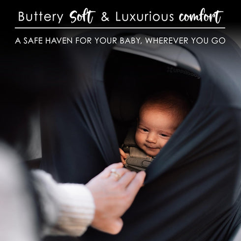 Milk Snob Original 5-in-1 Luxe Cover, Nursing Cover for Breastfeeding, Baby Car Seat Cover, Gift for Mom