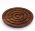Ajuny Handcrafted Indian Wooden Round Labyrinth Ball Maze Puzzle Board Game - Challenging Education Game for Kids,
