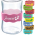 Yananka Custom Baby Bottle Labels Reusable Silicone Name Bands Personalized (up to 10Pcs)