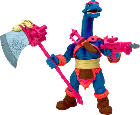 Boss Fight Studio Saurozoic Warrior Brakhion, Futuristic Armored Dinosaur Hero Action Figure, 6 Inch Scale
