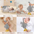 Muslin Baby Lovey Security Blanket, Soft Breathable Organic Cotton Lovies, Unisex Newborn Toddler Goose Lovey Gifts