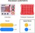 4 in a Row Game - Board Games Toys for Girls, Classic Four in a Row with 6 Spare Discs for Ages 3 to 12