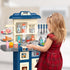 Playset 3-5 40+ Set 4-8, Doloowee Kids Kitchen - Kitchen Toy for Toddlers with Accessories, Toy Kitchen for Kids Ages