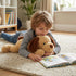 Pack 21.5 Inches, 2.3 lbs WEIGEDU Weighted Puppy Dog Stuffed Animal Plush Toy for Kids and Adults with Embroidered Eyes