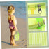 Beach Storage Bag for Kids - Mesh Beach Tote Organizer for Summer Bags, Toy Bucket, and Sand Toy Bag in Green