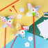 200 (200) Bosctanuc Pcs DIY Pinwheels for Kids Bulk Blank Paper Pinwheels Color Your Own Pinwheels for Spring Mothers