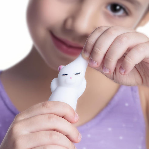 Nutty Toys Squishy Cat Set, 2" Soft Silicone Kawaii Kitties, Top Stress Relief Toy, Unique Gifts for Teens