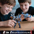 Ubrixmen 2 1 Sets, 6+(Blue) in Transforming Mech Robot Building Mecha Robot City Toy Converts to Transport Plane