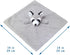 Baby Gray Raccoon Soft Stuffed Animal Security Blanket, Plush Raccoon Character Lovey Blanket, Baby Shower/Nursery Gift, Cuddly Newborn, Infant, Toddler Snuggle Blankie for Boys Girls, 14" by Doindute