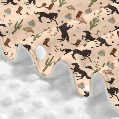 Mcewoel Western Baby Car Seat Canopy Cover, Nursing Cover for Newborn, Western Baby Stuff Stroller Cover for All