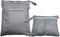 Damero 2pcs Wet and Dry Bag, Travel Bag with Handle for Cloth Diaper, Pumping Parts, Clothes, Gray Dots