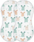 tplaotee 22x11in Boho Simple Style Mouse Cute Cotton burping Cloths for Babies Soft Touch Baby wash Cloth for Babies