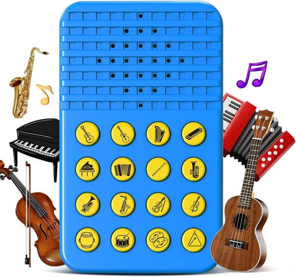 Meemazi Sound Effects Machine, Noise Maker Prank with 16 Instrument Sounds, Easter Basket