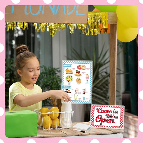 SHIQIKEJIPTY Set Set 2 60Page Set 4 Diner Restaurant Play Food Play Kitchen Accessories Restaurant Toy Double Sided