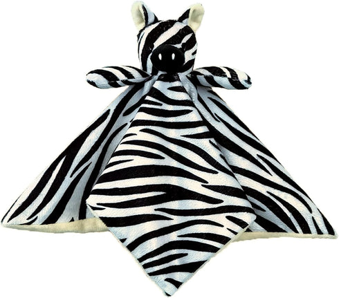 Baby Zebra Soft Stuffed Animal Security Blanket, Plush Lovey Blanket, Cuddly Newborn Snuggle Blankie for Boys Girls,