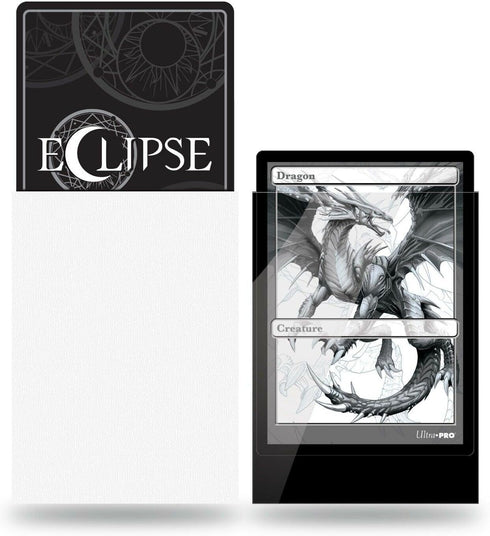 Ultra Pro 88-15600 Eclipse Gloss Standard Sleeves, 100 Pack - Arctic White