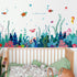 Amaonm Creative Cartoon Removable 3D Under The Sea World Wall Stickers for Nursery Room