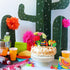 36 Pcs Fiesta Cupcake Topper - Mexican Theme Cake Decoration for Cactus, Donkey, Taco, Pepper, Sombrero Party