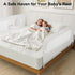 UNAPHO System,47" 31" Bed Rail for Toddlers,Swing Down Kids Bed Rails Guard for Twin,Full,Queen,Bunk Size Bed,Extra